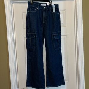 NWT The Loft wide leg jeans